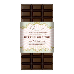Bitter Orange handgeschöpfte Schokolade, 100g