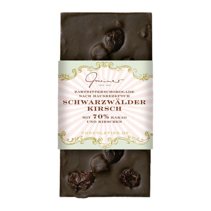Gmeiner handgeschöpfte Schokolade SChwarzwälder Kirsch, 100g