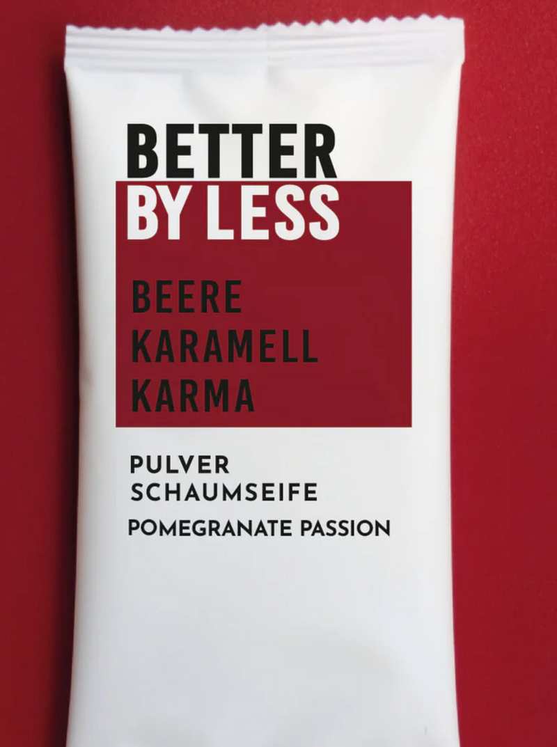 Better by Less Schaumseife | Handseife Pulver | Pomegranate Passion - Refill