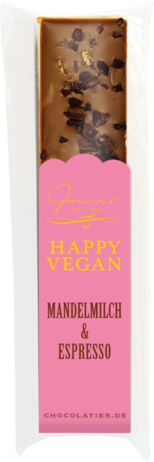 Schokoriegel Happy Vegan "Mandelmilch & Espresso"
