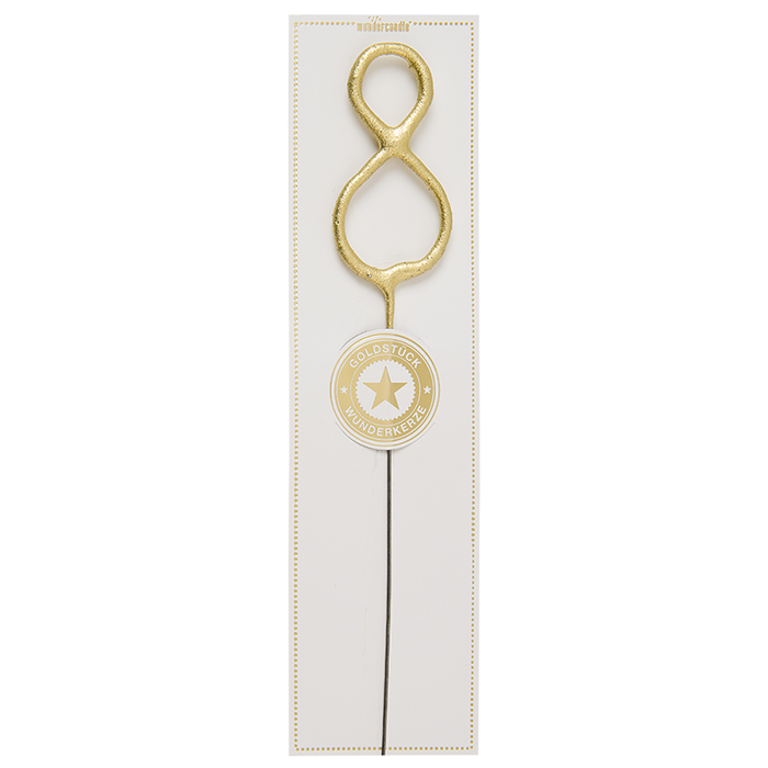 Wondercandle Geburtstagskerze "8"