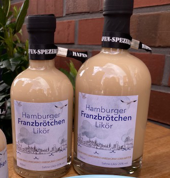 Hamburger Franzbrötchen Likör 20% alc. vol., in 100ml , 350ml oder 500ml Flasche Nocturne