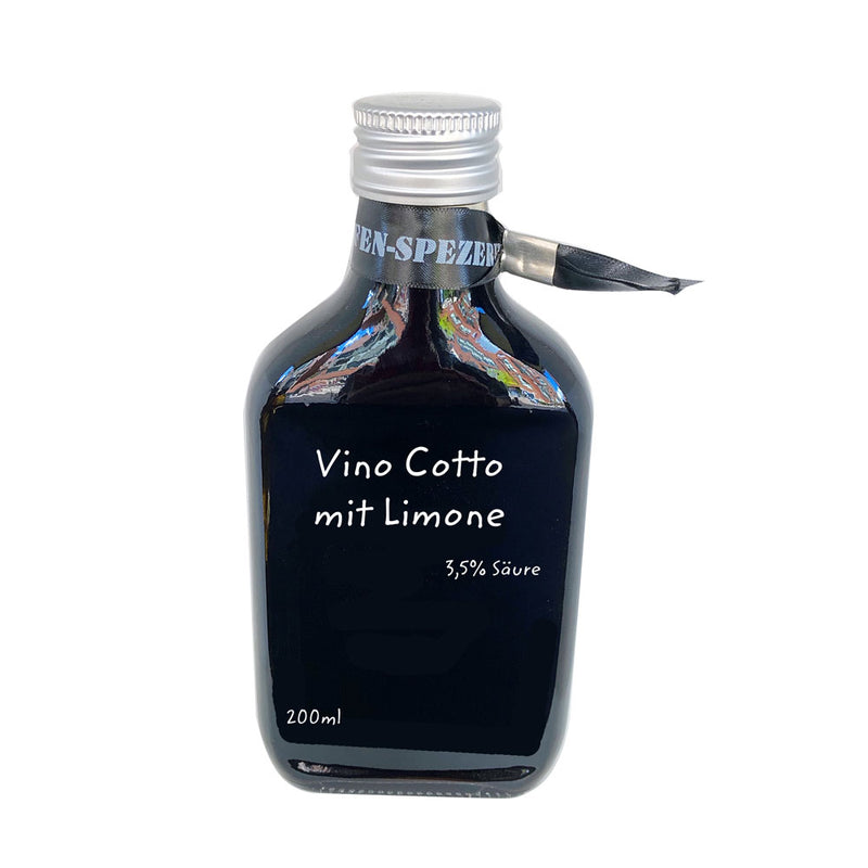 Vino Cotto mit Limone | Essig | 3% Säure