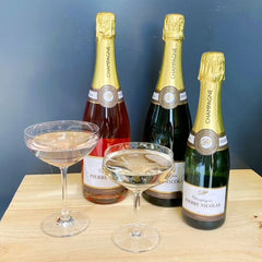 Champagner Pierre Nicolas brut und rosé