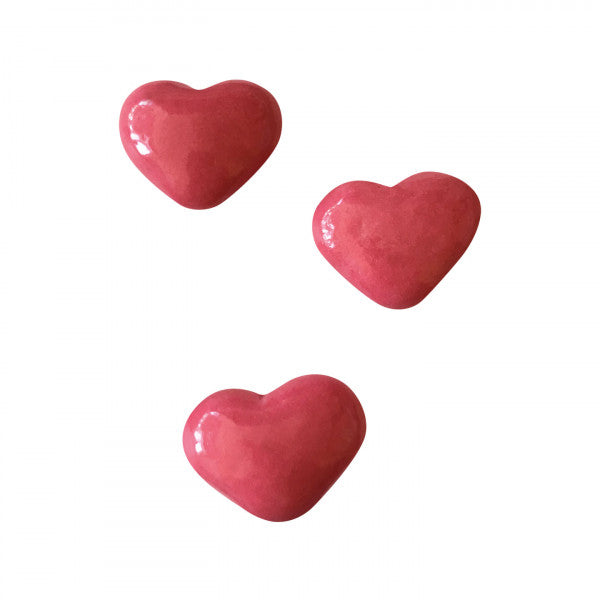 Erdbeer Herzen | Schokolade mit Dinkelkeks