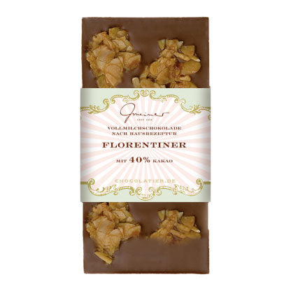 Florentiner Vollmilch handgeschöpfte Schokolade